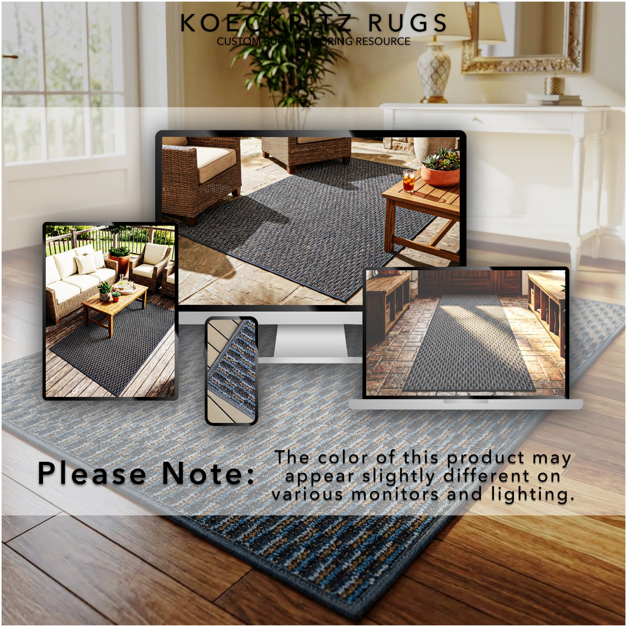 Pattern Play Level Loop Area Rug – Indoor/Outdoor | 5 Colors Available