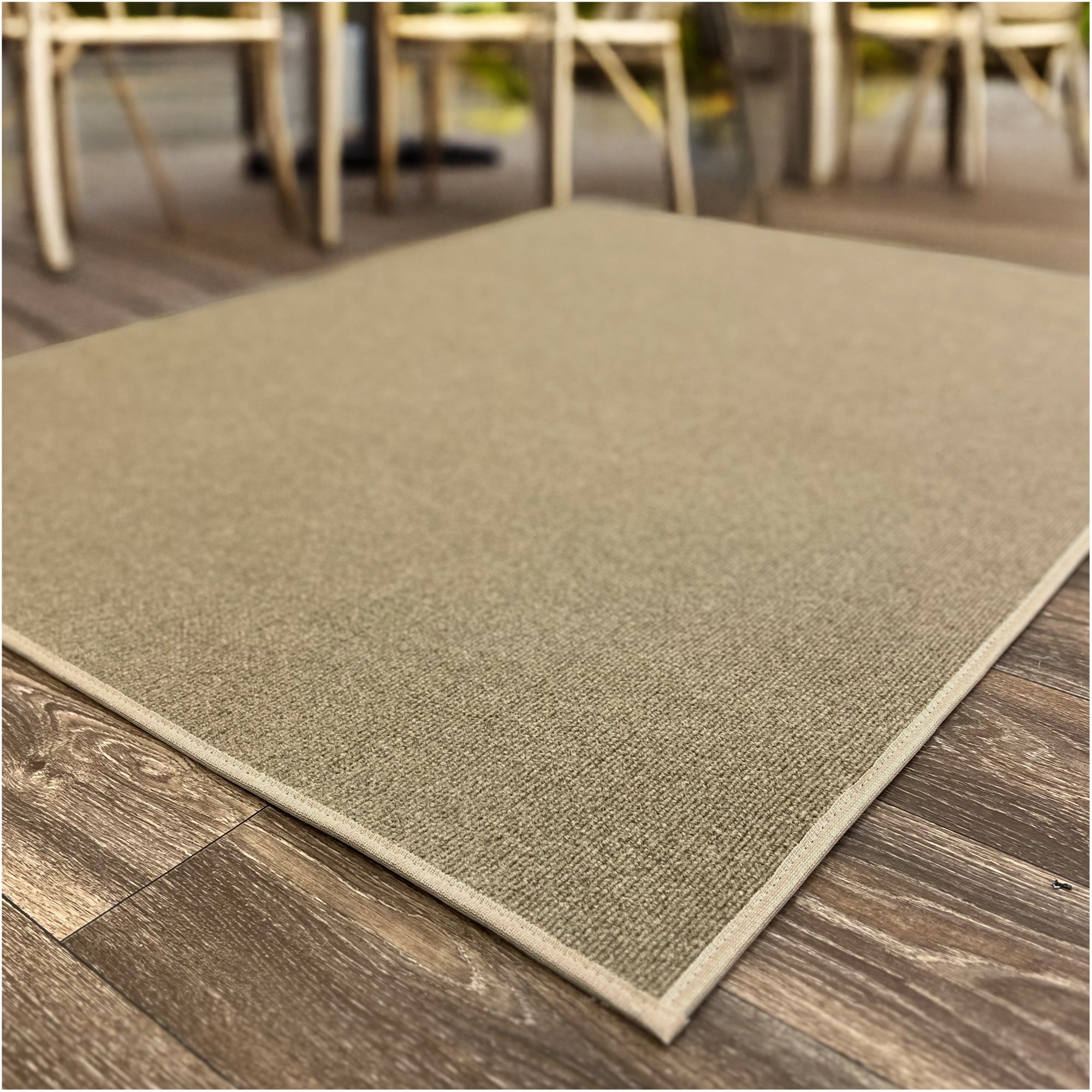 Roanoke Rib Indoor-Outdoor Area Rug in Custom Sizes - Sample