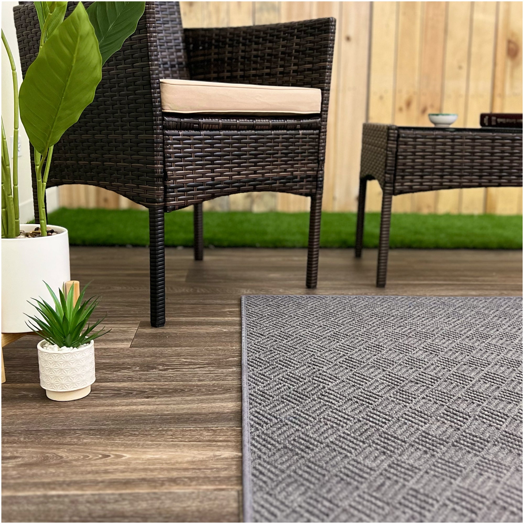 Dreamweaver Indoor/Outdoor Area Rug | Custom Size & Shape, 1/4" Thick