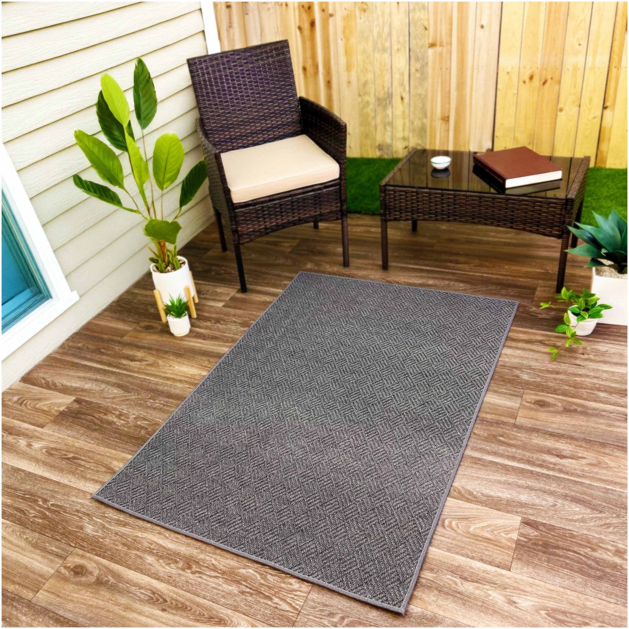 Dreamweaver Indoor/Outdoor Area Rug | Custom Size & Shape, 1/4" Thick