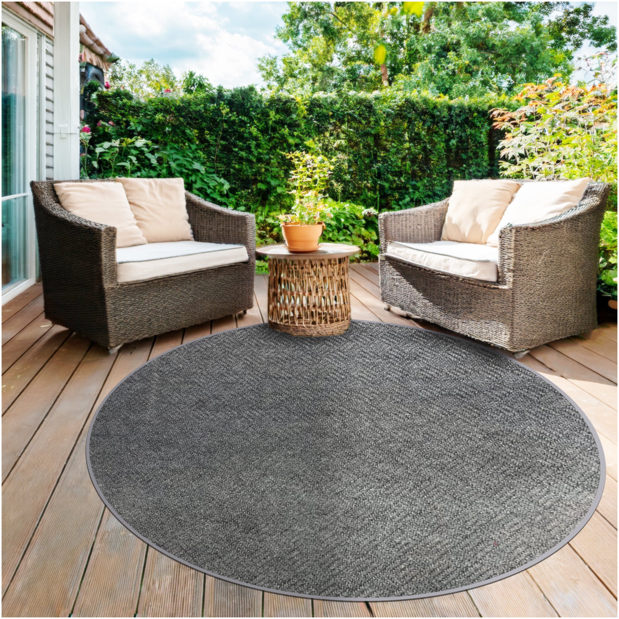 Dreamweaver Indoor/Outdoor Area Rug | Custom Size & Shape, 1/4" Thick