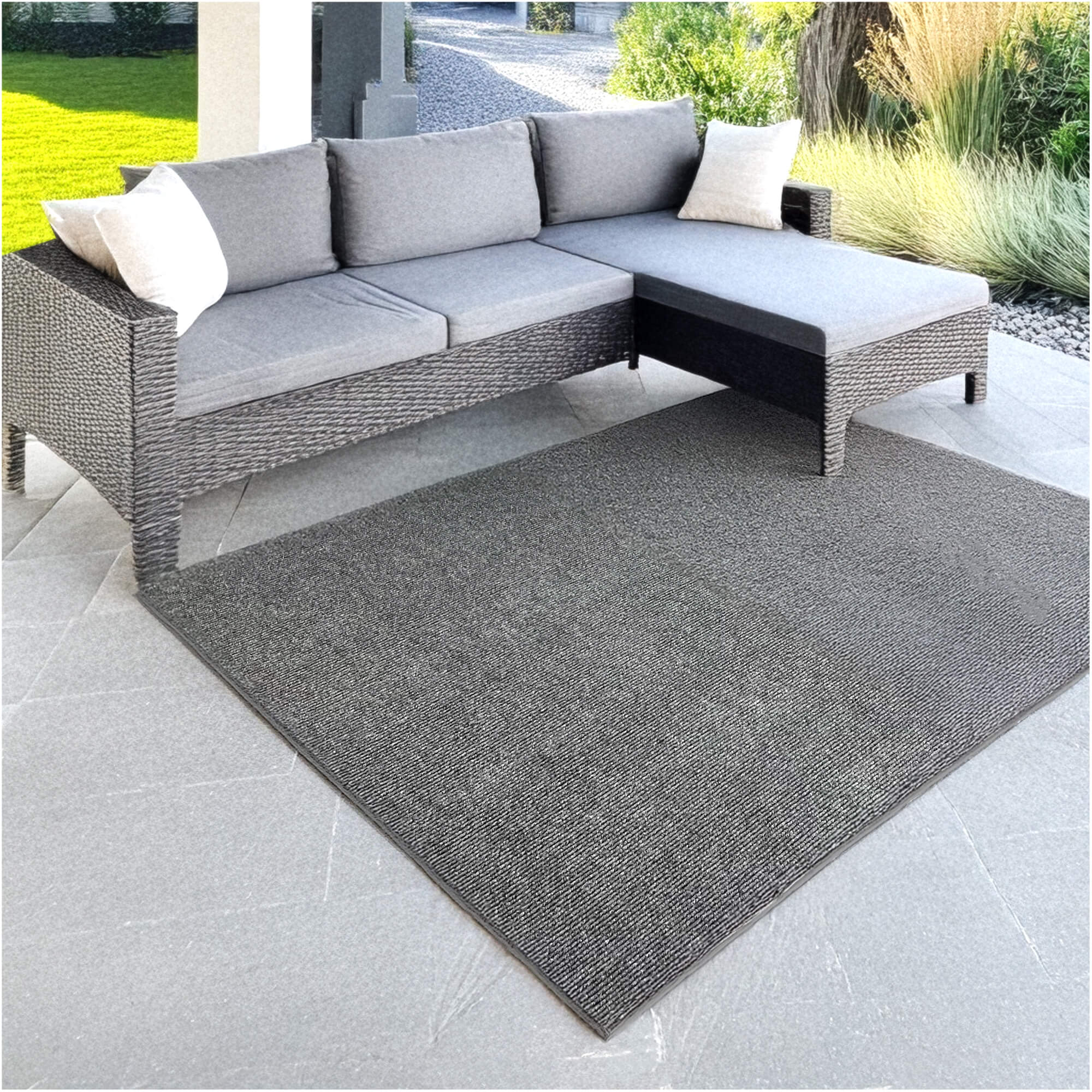 Summerstock Indoor/Outdoor Rug | Custom Size, Durable 1/4" Thick