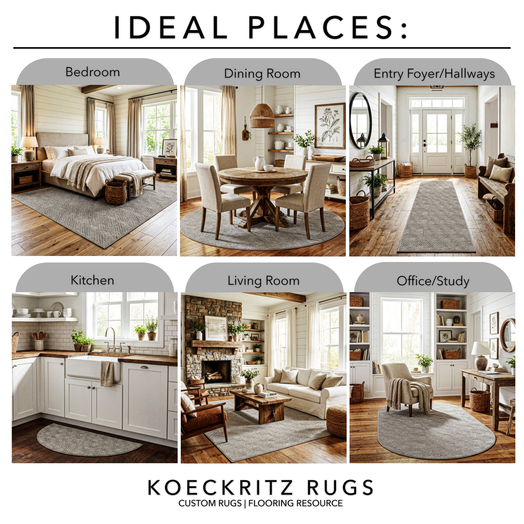 Neutral Geometric Weave Indoor Area Rug | Standard Sizes & Colors