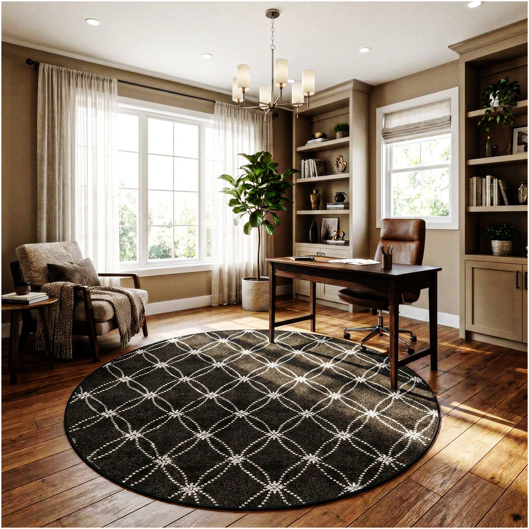 Milliken Charthouse Pattern Indoor Area Rug – 40 oz Cut Pile, Custom Sizes & Colors