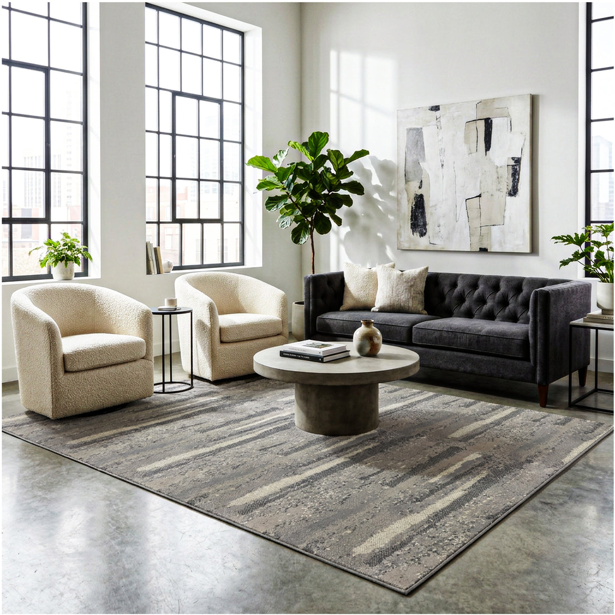 Tribeca by Kane Carpet Indoor Area Rug – Custom Sizes
