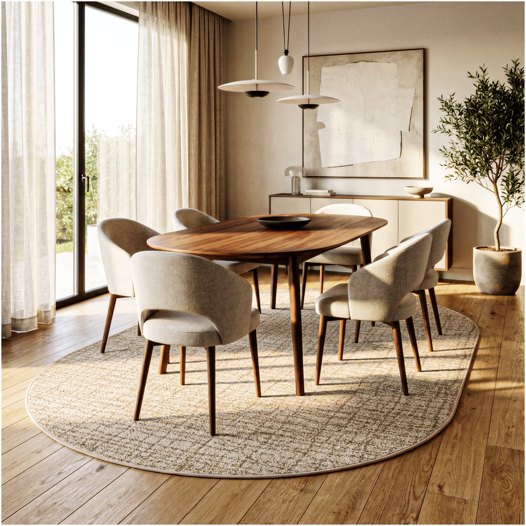 Milliken Modern Backdrop Pattern Indoor Area Rug – Custom Sizes