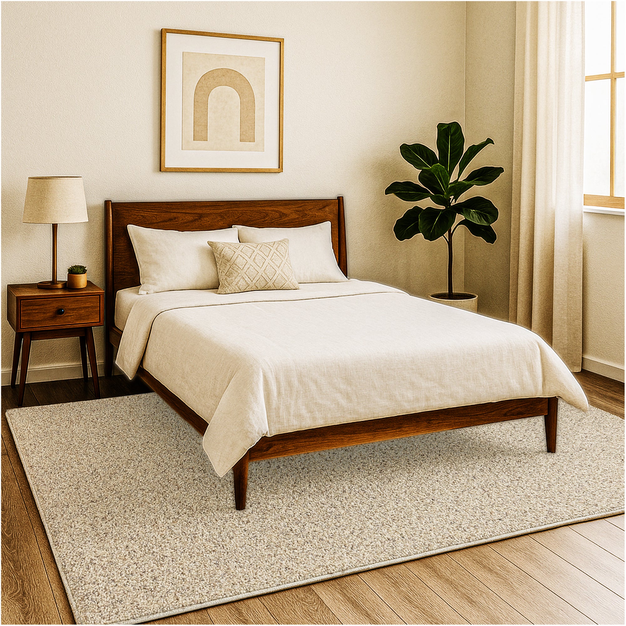 Toast of the Town Plush Frieze Area Rug