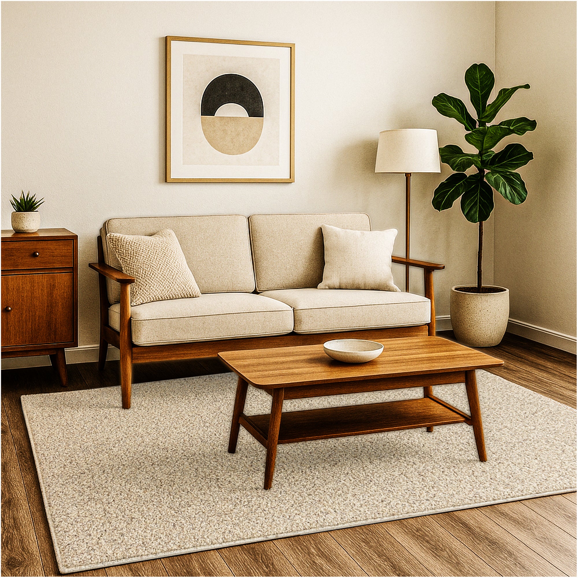 Toast of the Town Plush Frieze Area Rug
