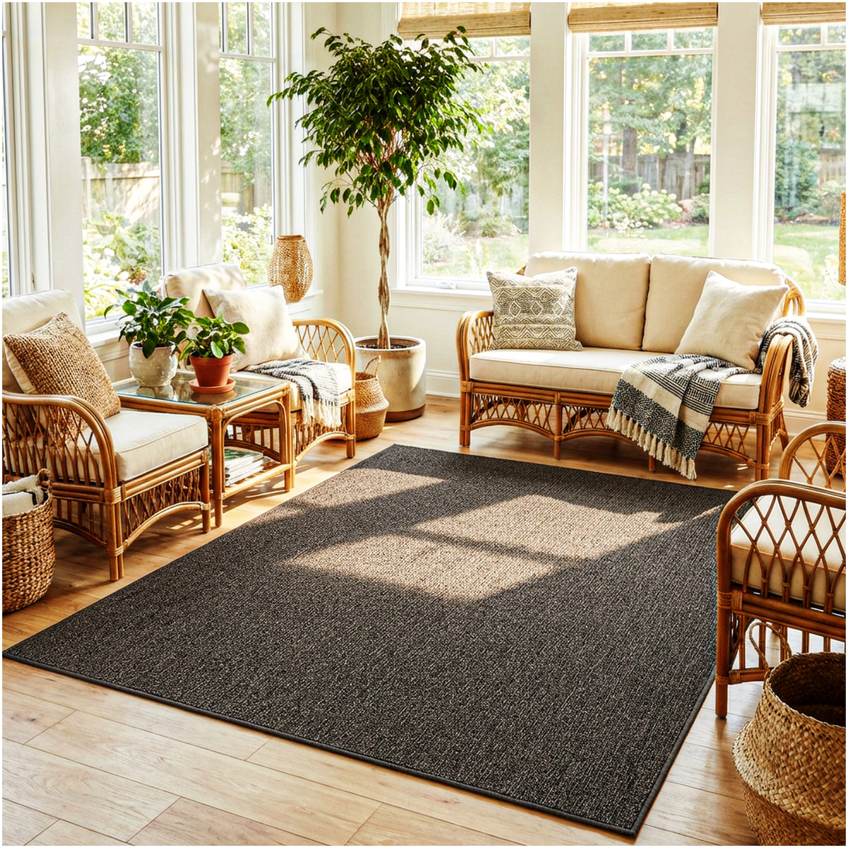 Outside Agenda Indoor Outdoor Rug | Durable Level Loop Rug in Custom Sizes