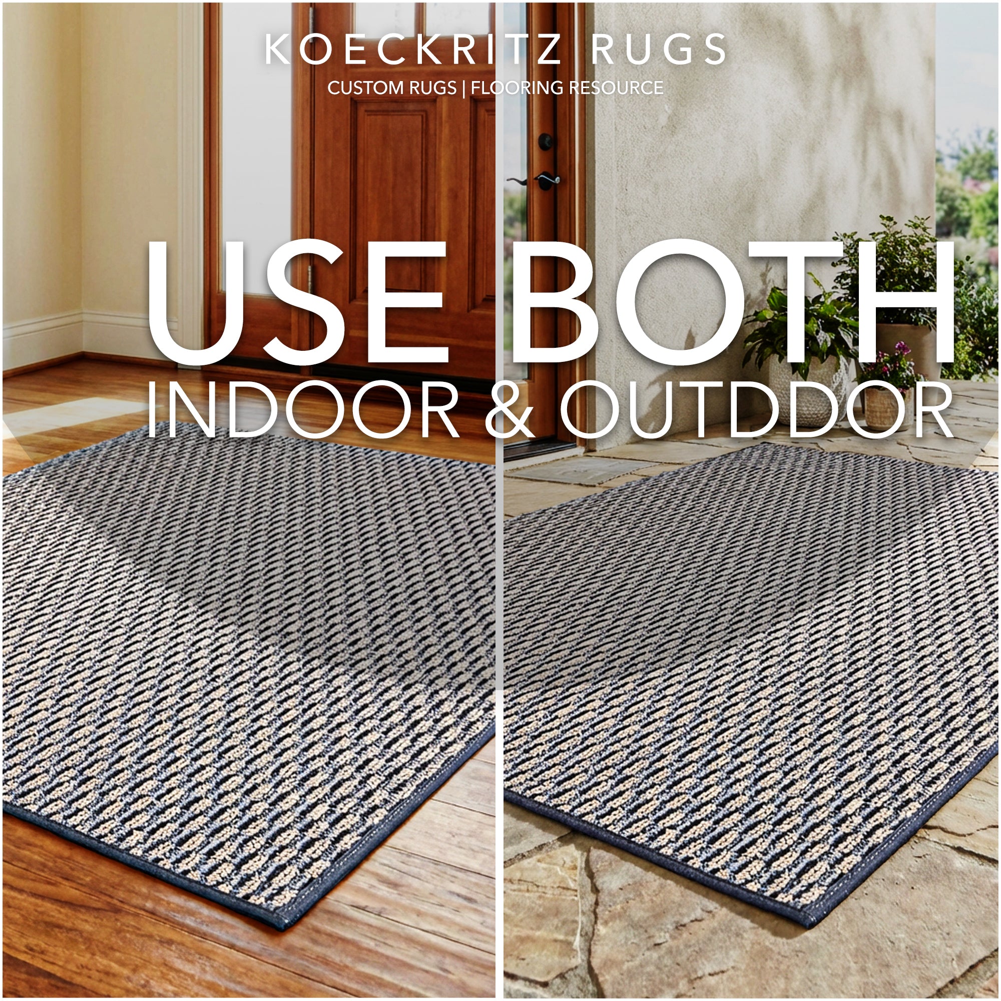 Pattern Play Level Loop Area Rug – Indoor/Outdoor | 5 Colors Available