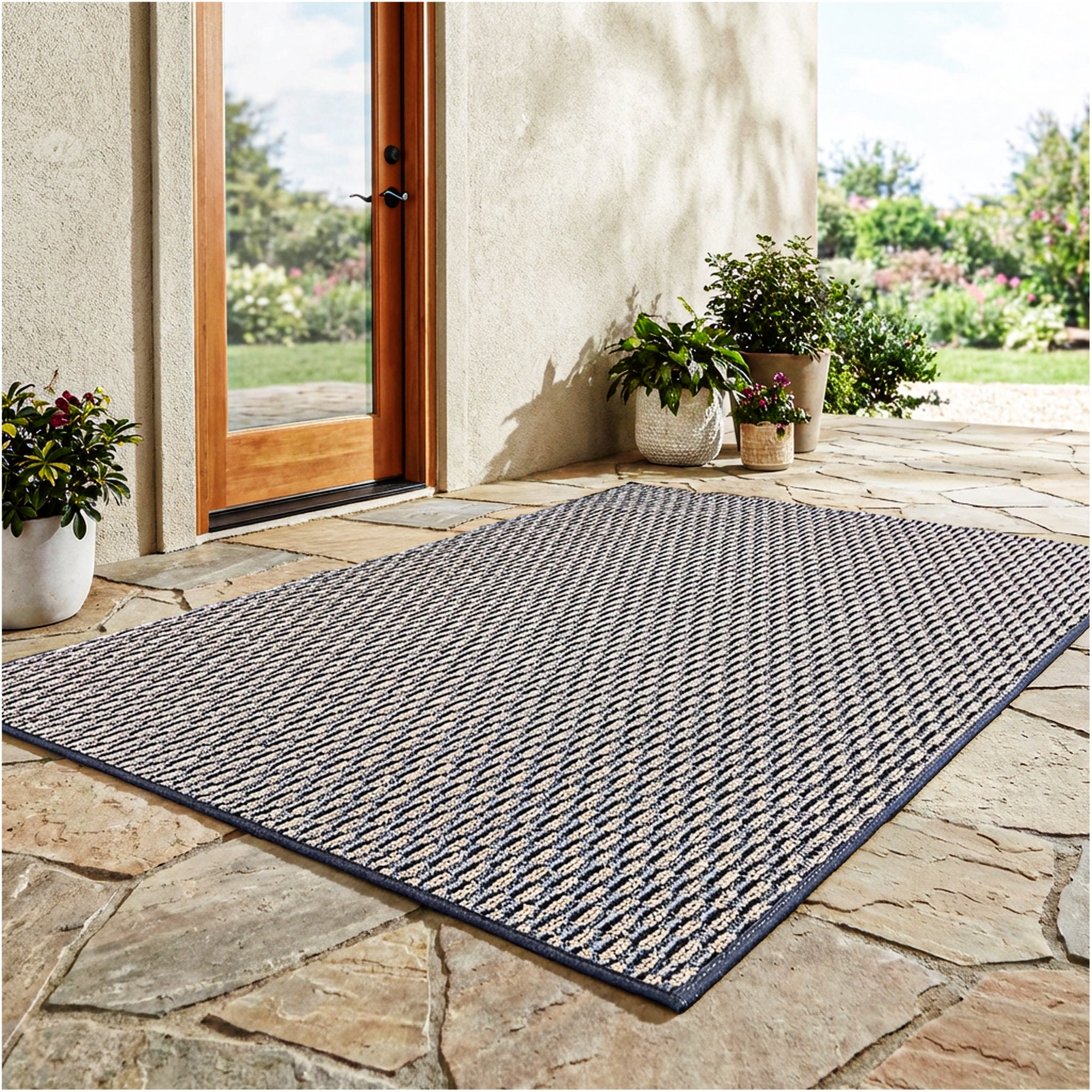 Pattern Play Level Loop Area Rug – Indoor/Outdoor | 5 Colors Available