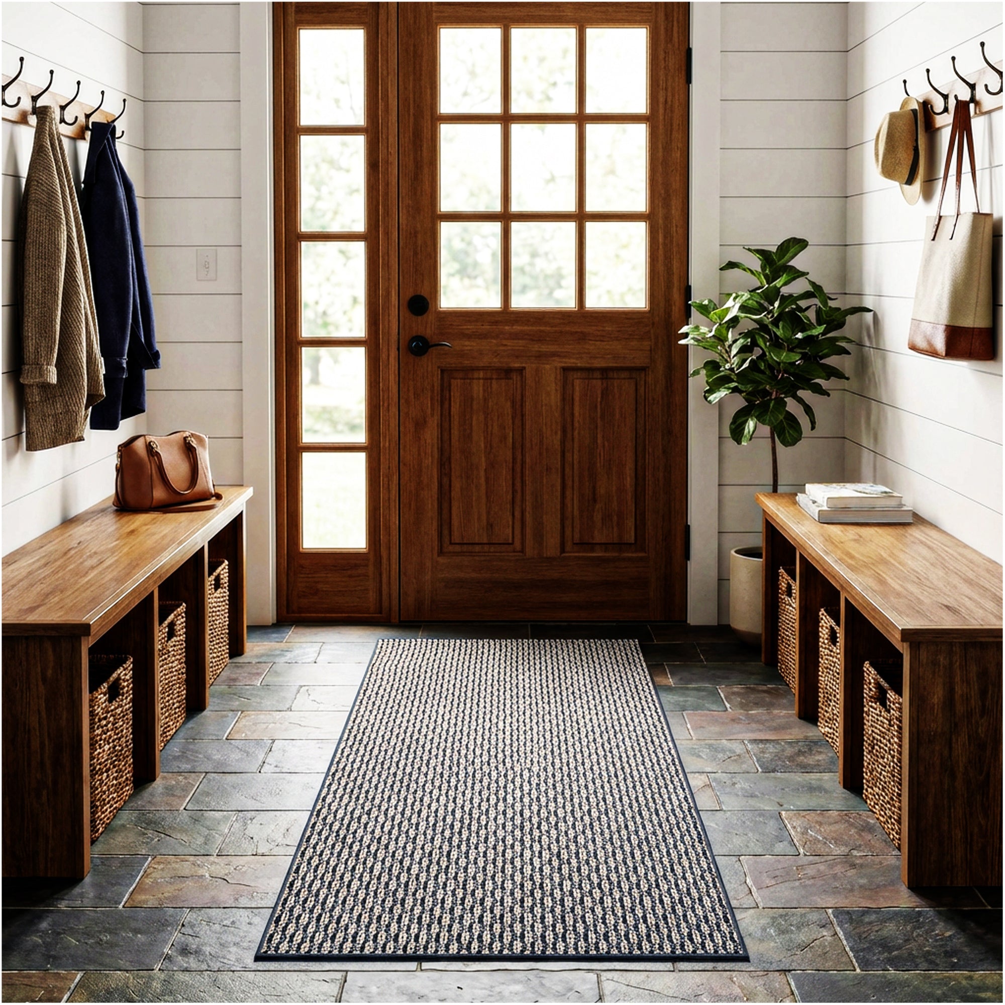 Pattern Play Level Loop Area Rug – Indoor/Outdoor | 5 Colors Available