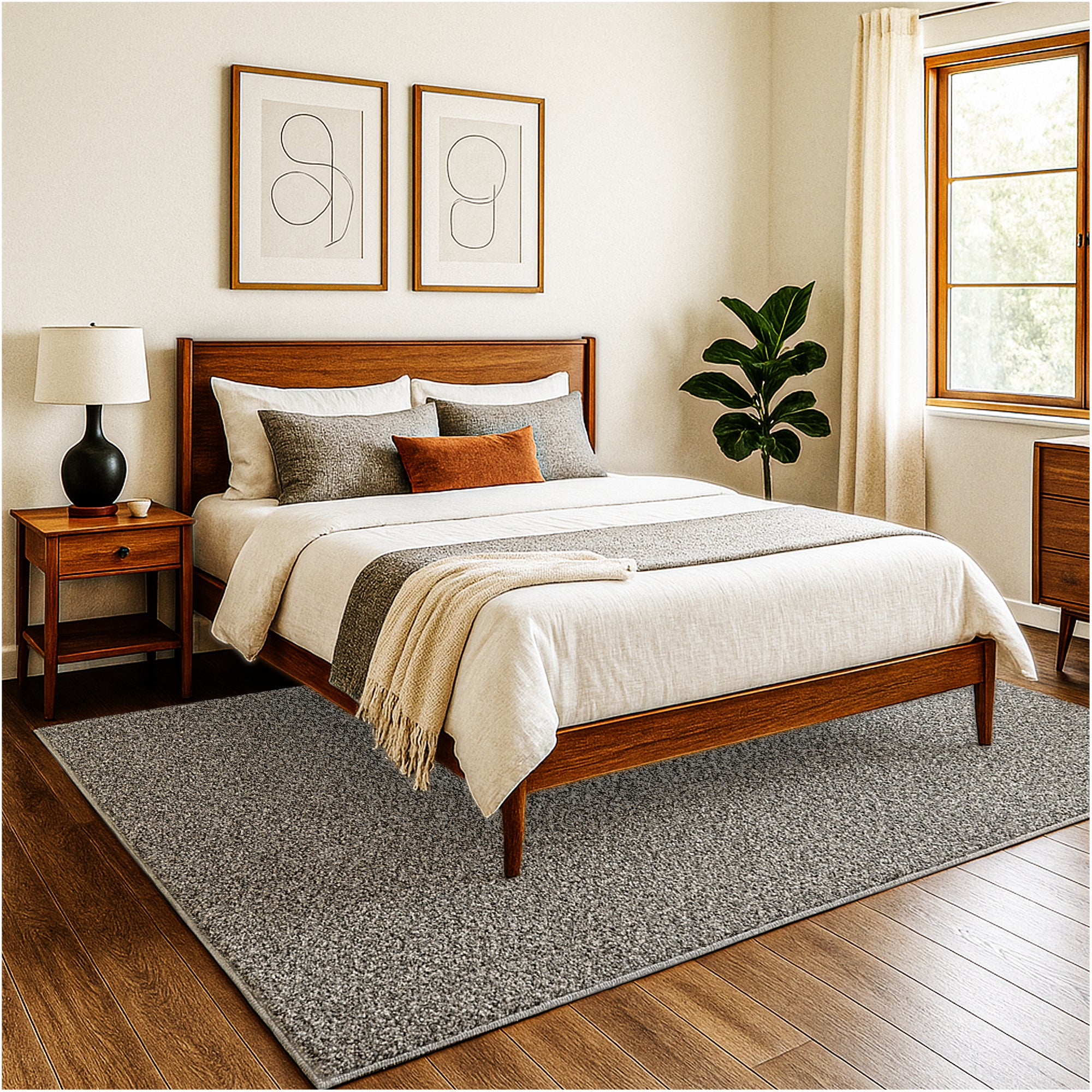 Toast of the Town Plush Frieze Area Rug