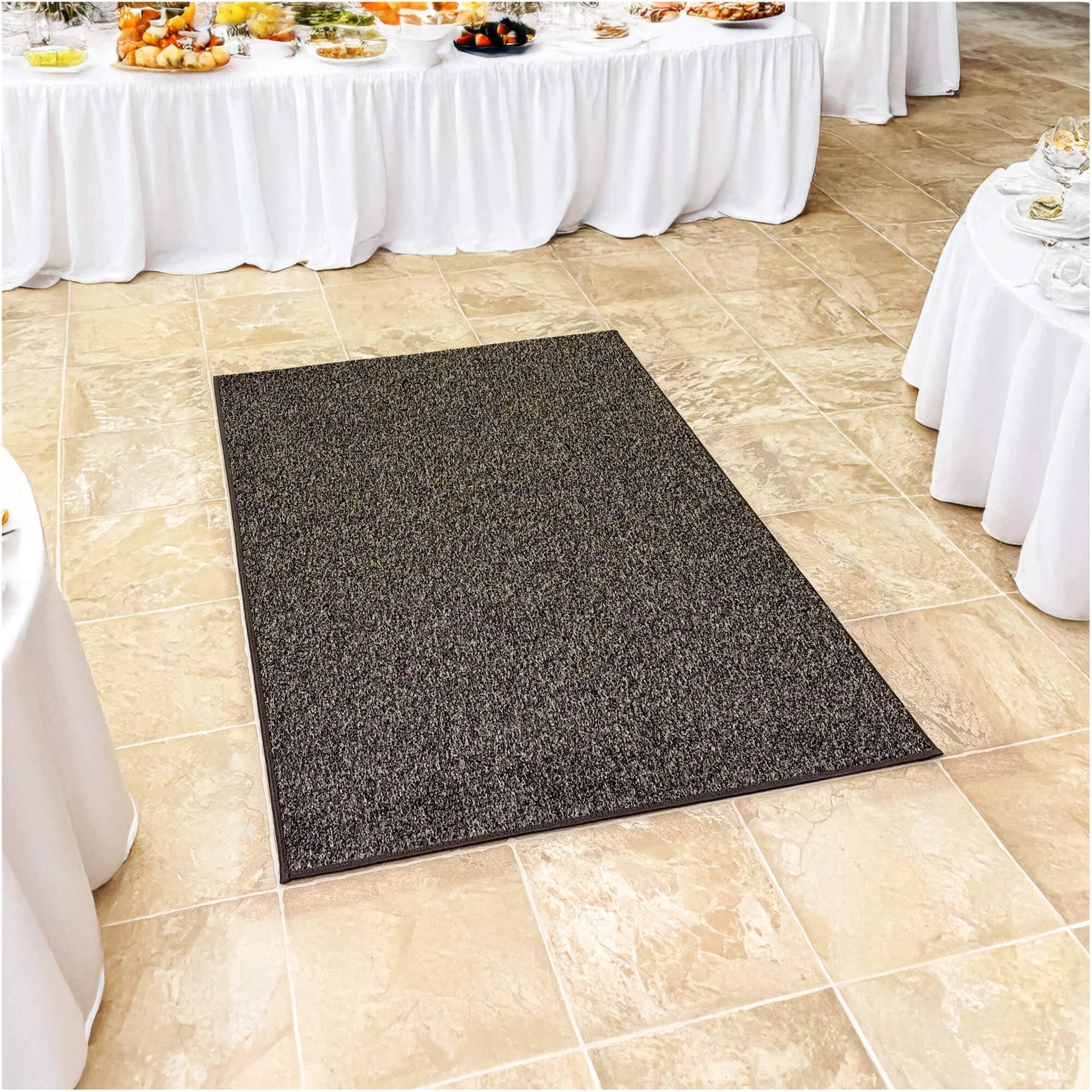 Cabana Tweed Artificial Grass Turf Rug – 3/8” Thick Ultra Turf Carpet, Custom Size, 7 Colors