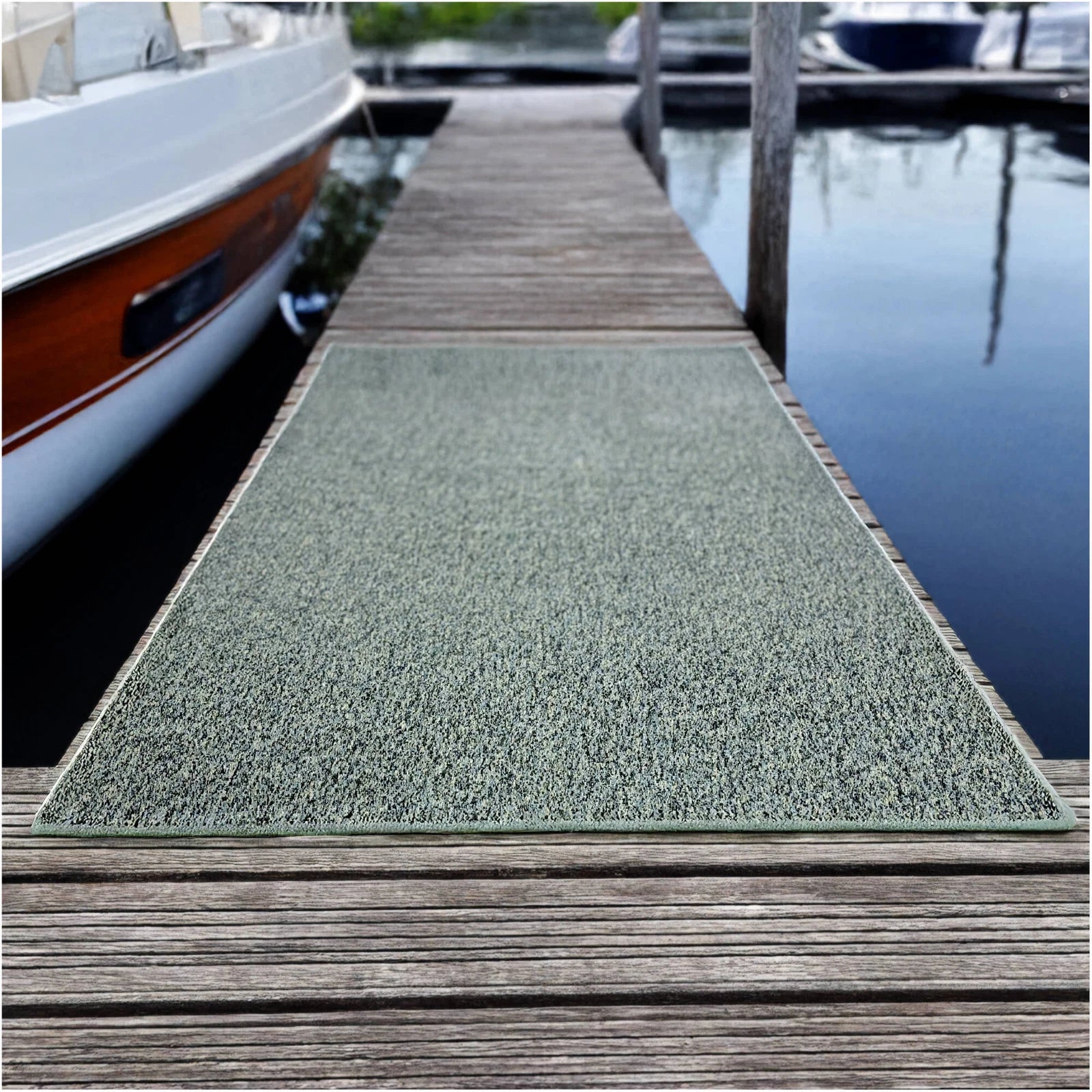 Cabana Tweed Artificial Grass Turf Rug – 3/8” Thick Ultra Turf Carpet, Custom Size, 7 Colors