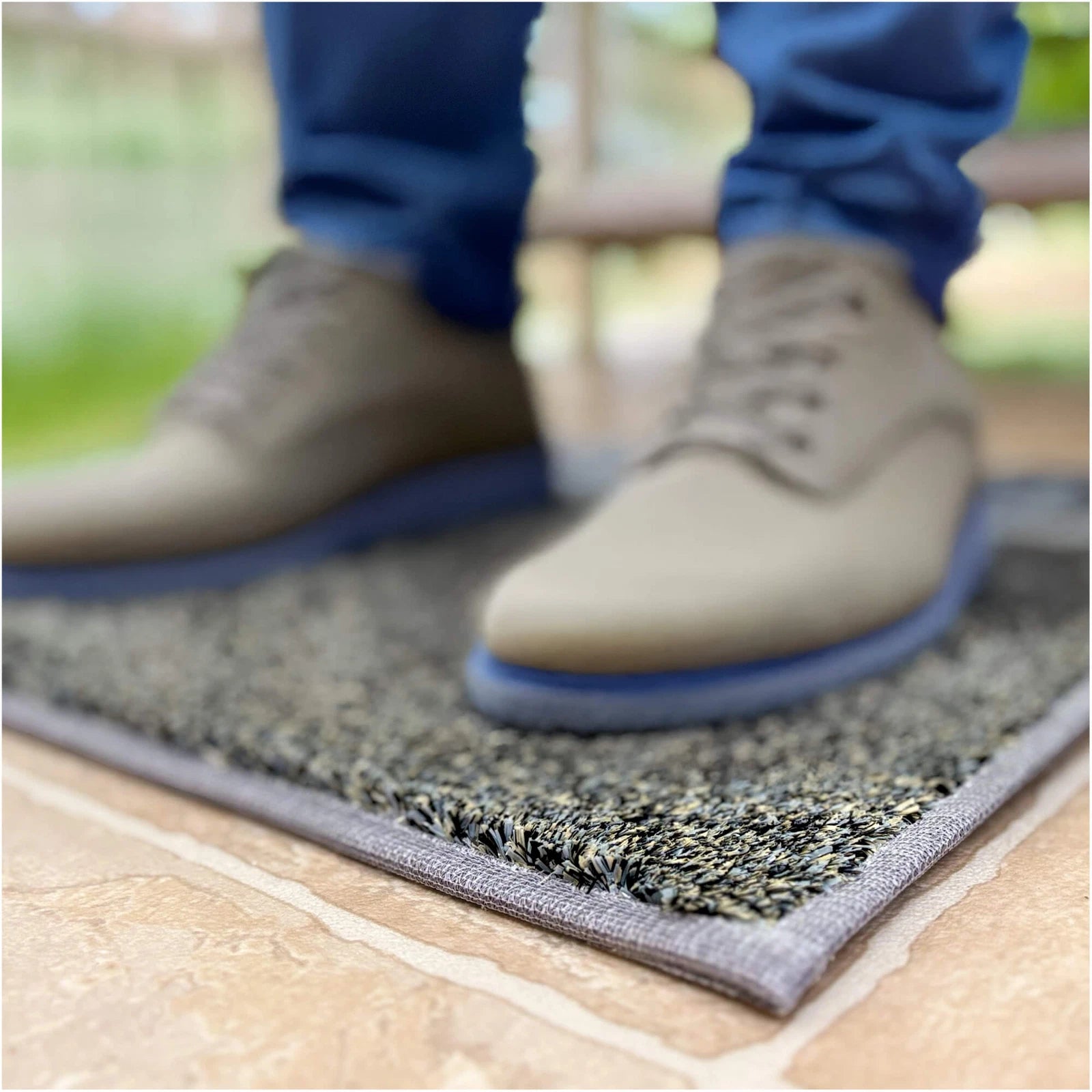 Cabana Tweed Artificial Grass Turf Rug – 3/8” Thick Ultra Turf Carpet, Custom Size, 7 Colors