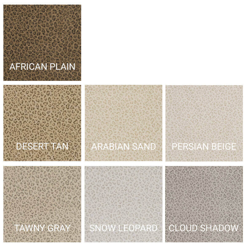 Milliken Exotic Touch Leopard Indoor Area Rug – 40 oz Cut Pile, Custom Sizes & Colors