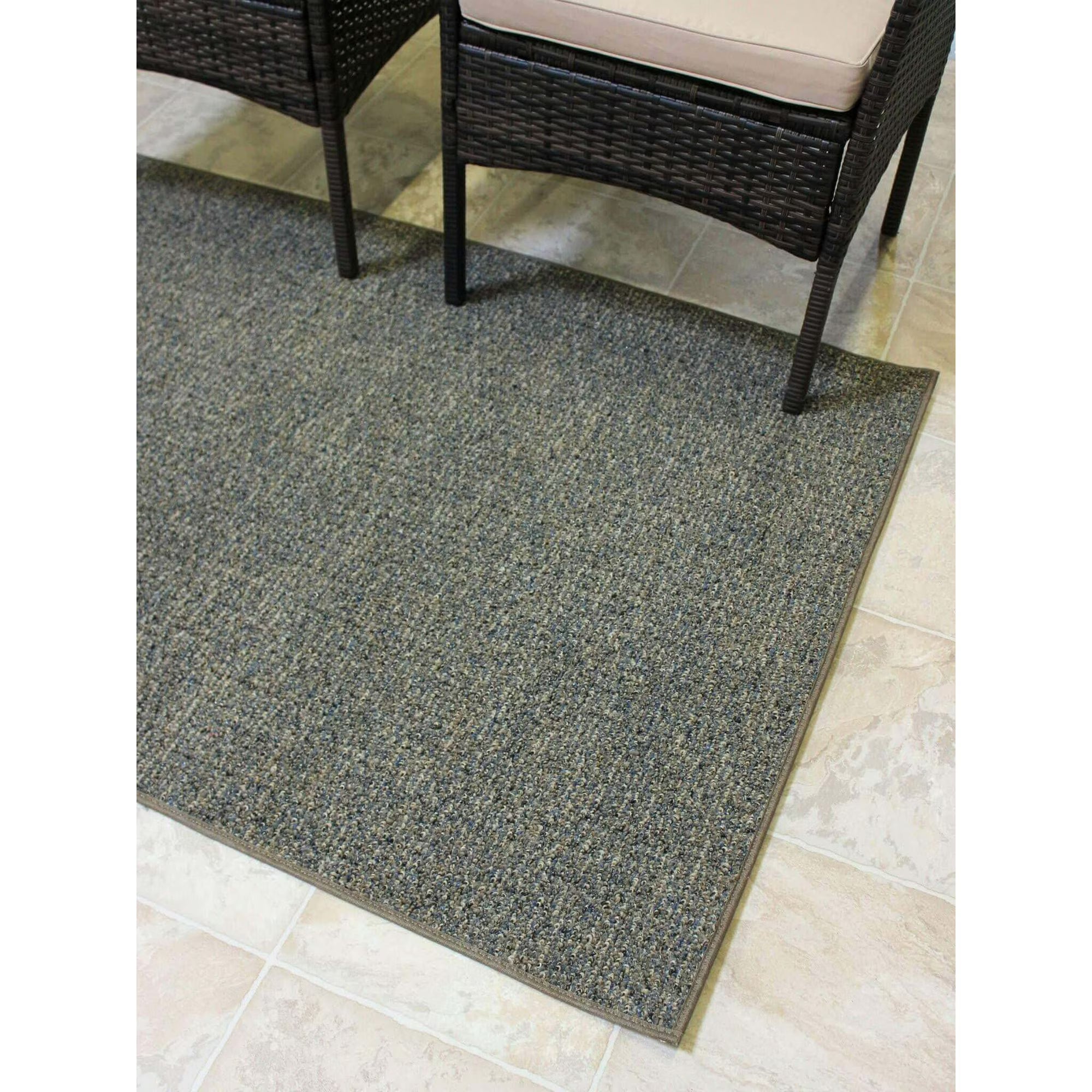 Garden Escape Indoor/Outdoor Area Rug with Premium Bound Edges – 6 Colors