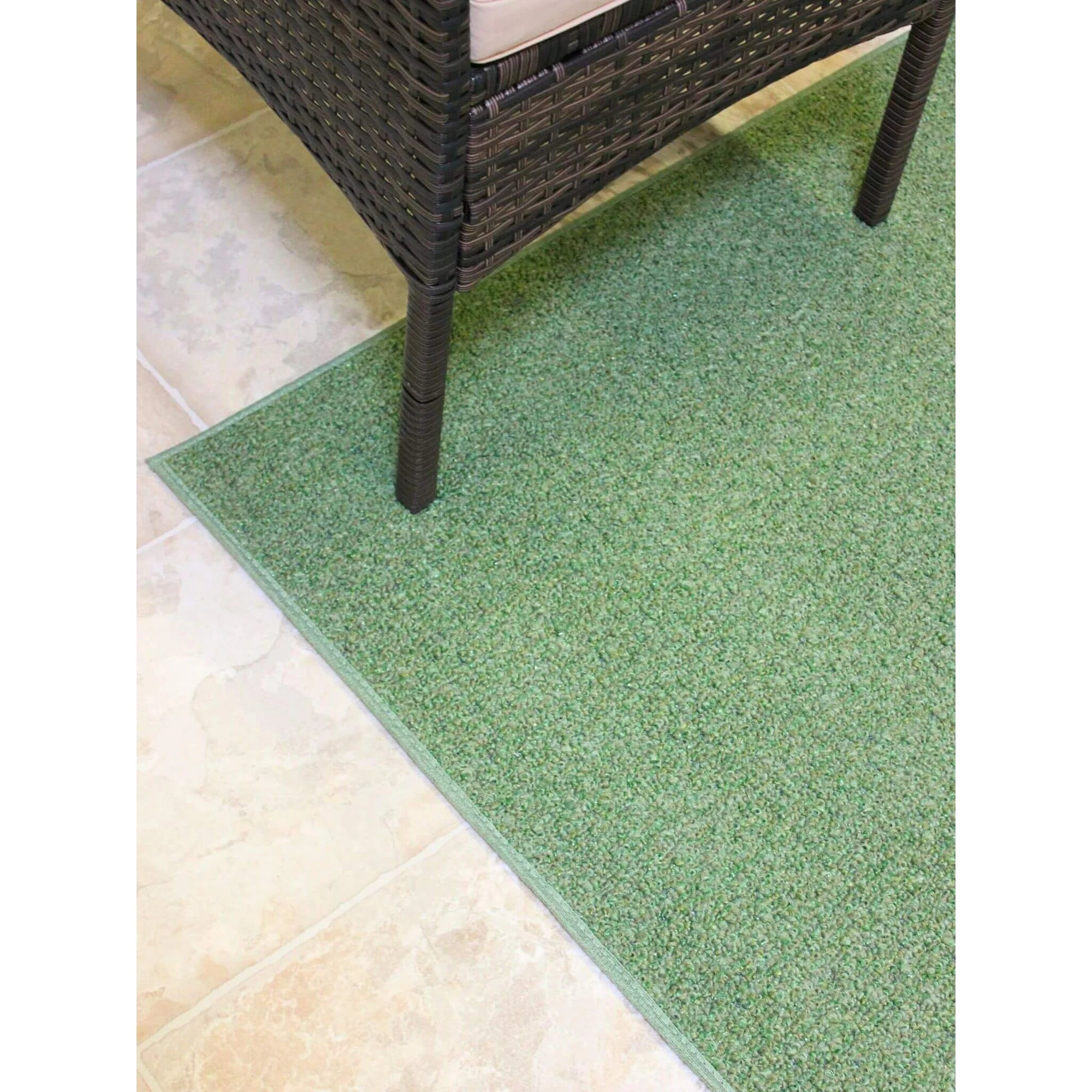Garden Escape Indoor/Outdoor Area Rug with Premium Bound Edges – 6 Colors