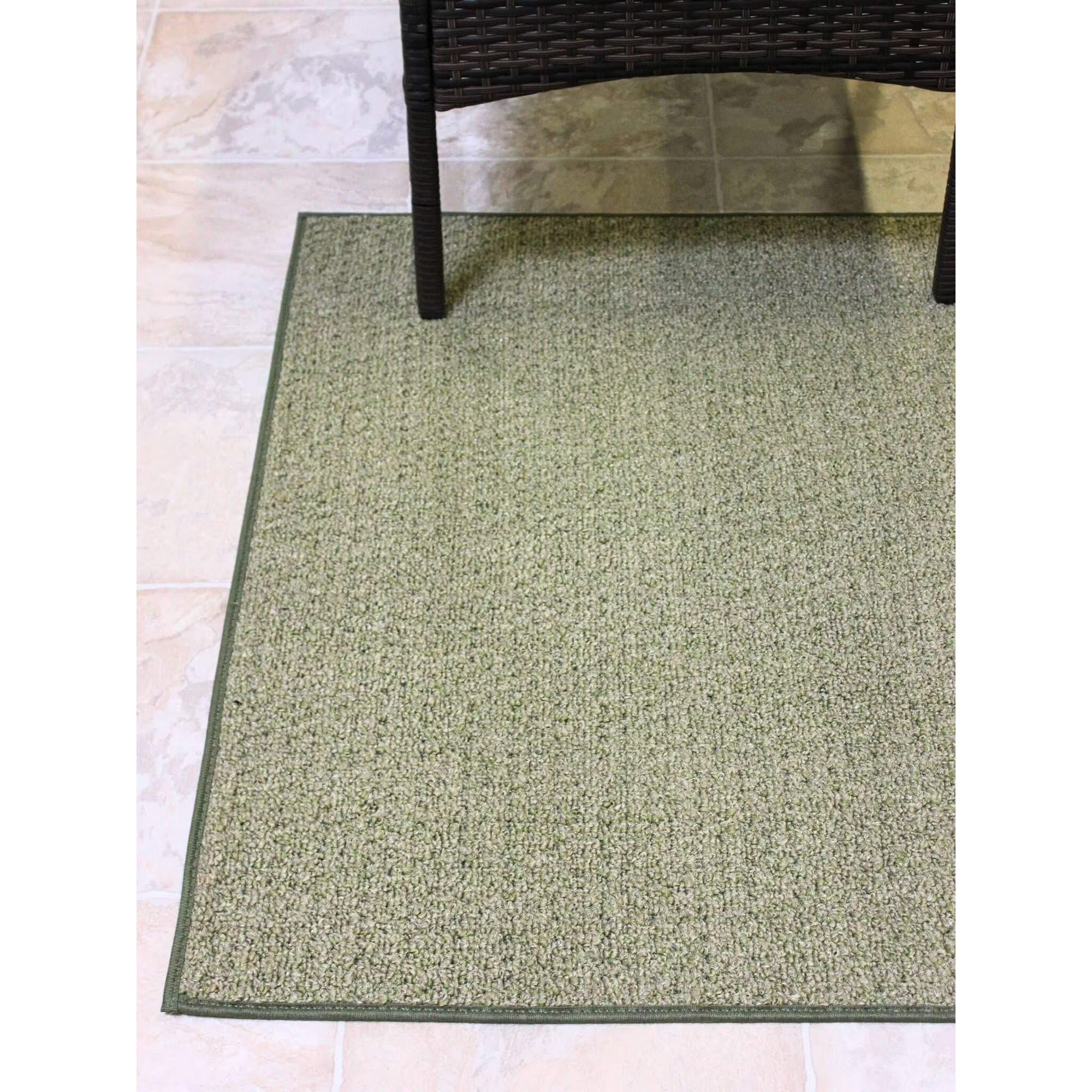 Garden Escape Indoor/Outdoor Area Rug with Premium Bound Edges – 6 Colors