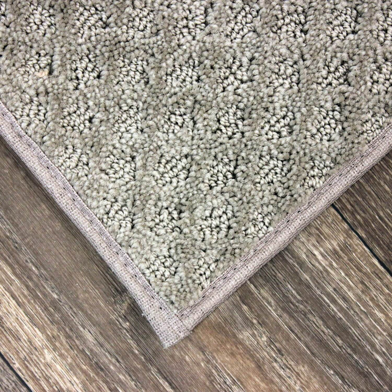 Taupe Harbour Town Indoor Area Rug – 100% Solution-Dyed Polyester, Custom Sizes - Sample