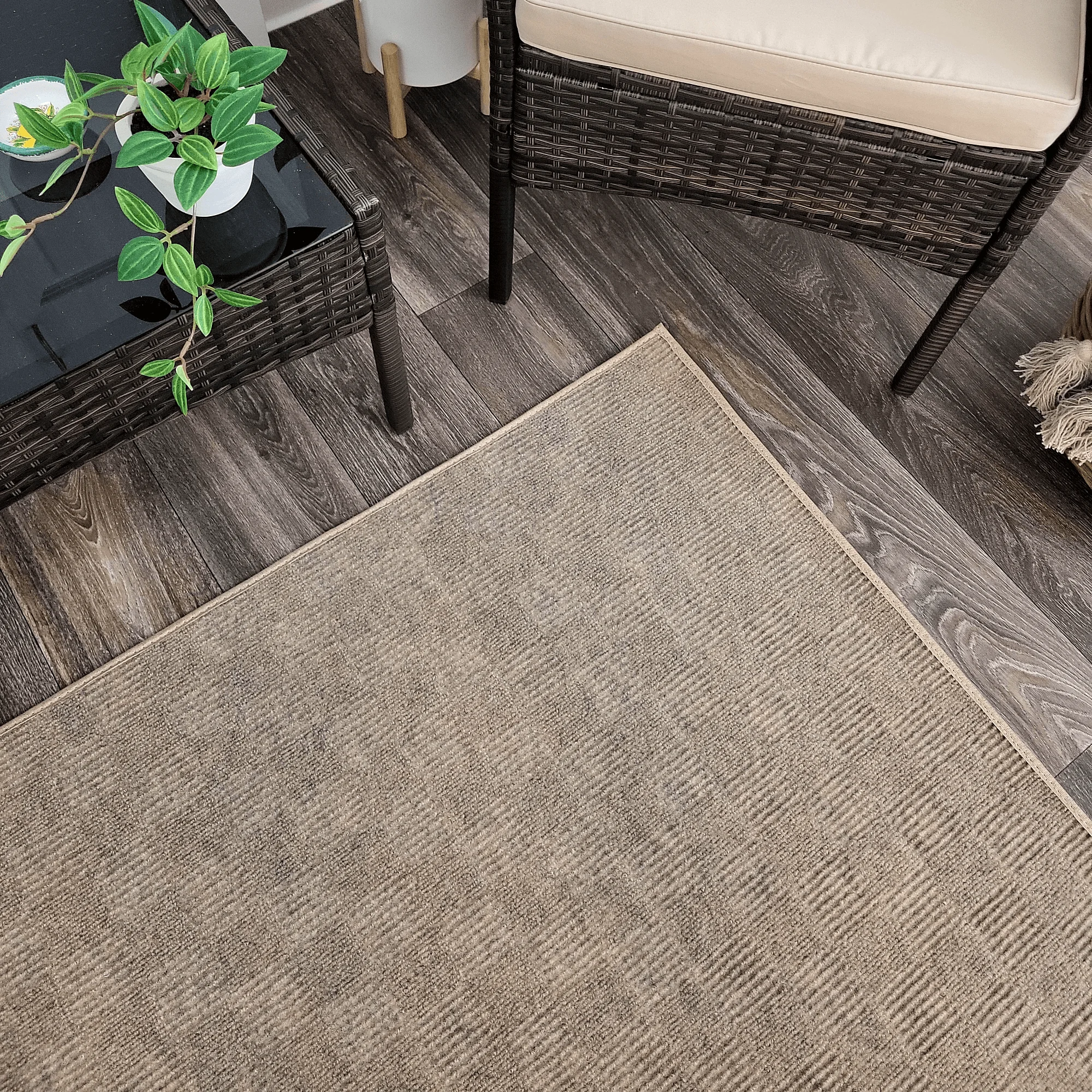 Patchwork Indoor Outdoor Area Rug – Recycled PET, Custom Size