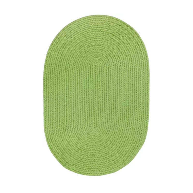 Rhody Key Lime Solid Braided Area Rug – Style S0-44