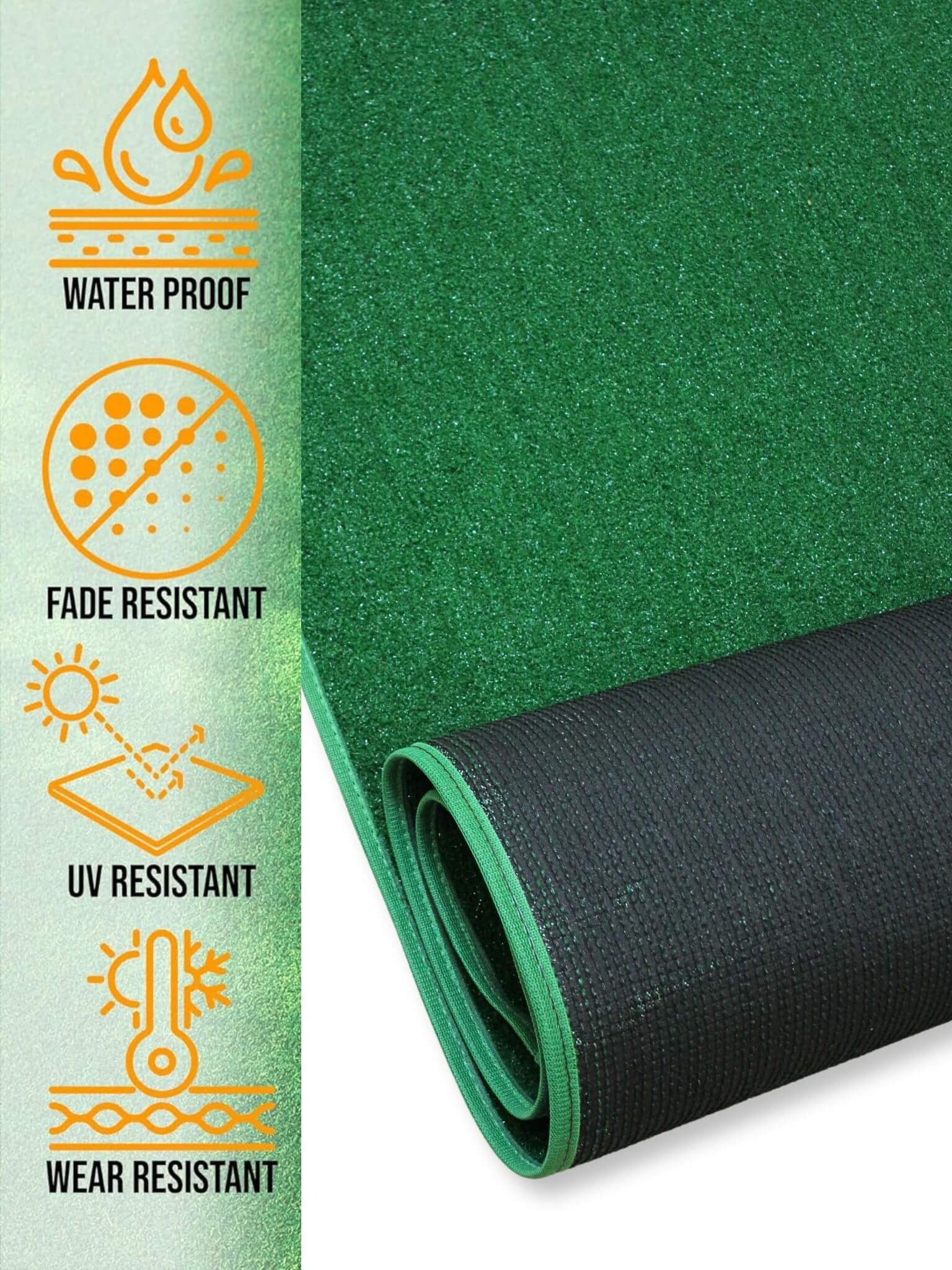 Lightweight Indoor & Outdoor Artificial Grass – 6 Color Options