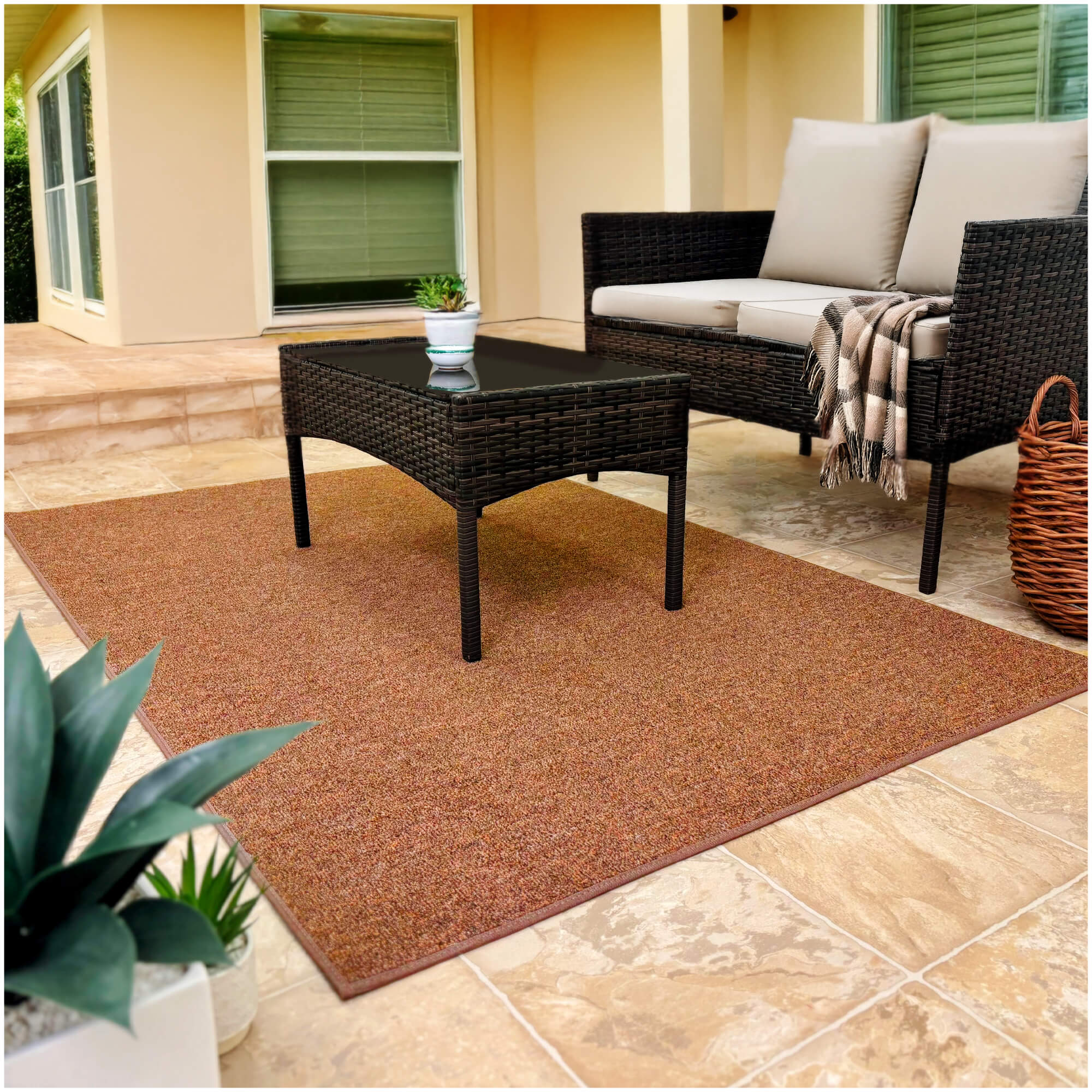 Trailblazer Indoor Area Rug – Standard Sizes, 8 Colors