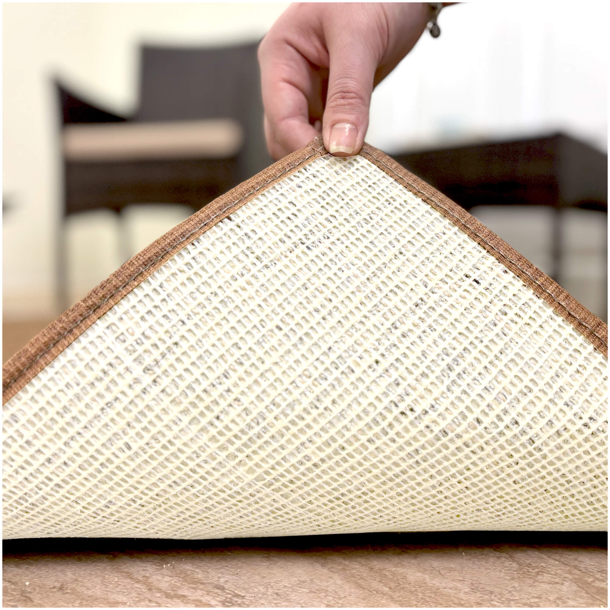 Turftime Brown & Tan Heavy-Duty Artificial Grass Rug