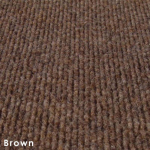 Brown Indoor-Outdoor Unbound Carpet Area Rug
