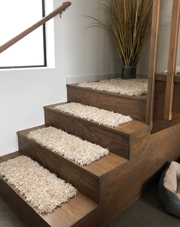 Boho Style Soft Stair Carpet, Non-slip Stair Rug, Anti-slip