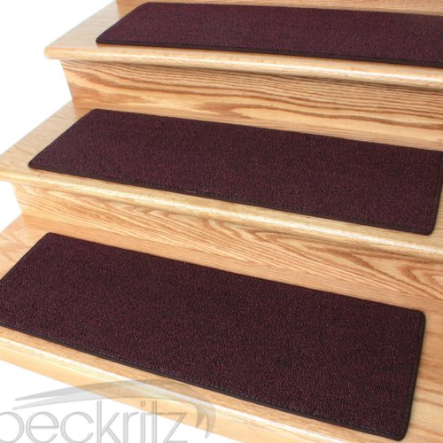 Red Level Loop Stair Treads