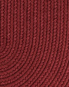 Astoria Wool Country Home Casual Accent Flat Braided Rug Red Velvet AS42