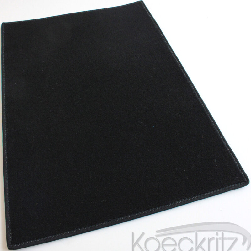 Black Indoor-Outdoor Durable Soft Area Rug Carpet