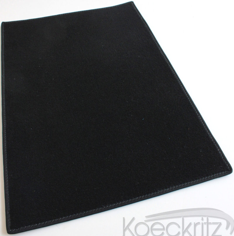 Black Indoor-Outdoor Durable Soft Area Rug Carpet