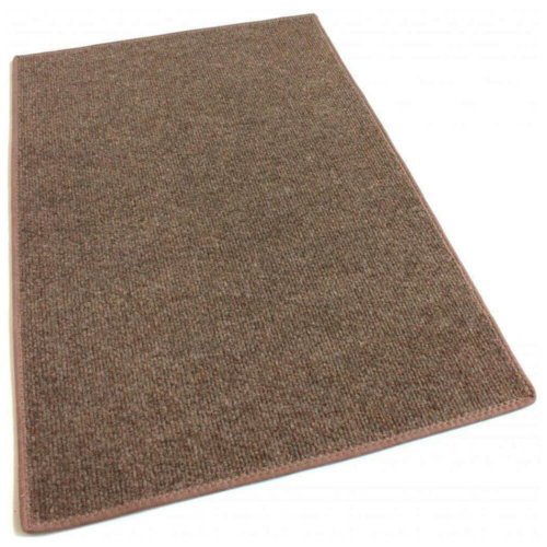 Brown Indoor-Outdoor Unbound Carpet Area Rug