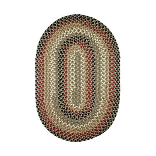 Rhody Forest Green Braided Area Rug | Rhody Forest Green Braided Area Rugs Mayflower  MF-63