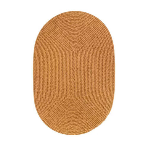 Rhody New Gold Braided Area Rug