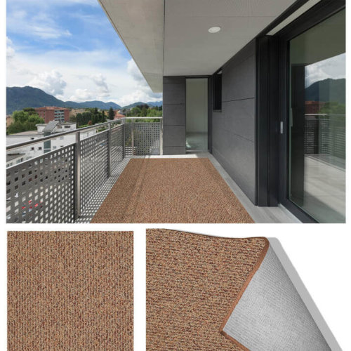 Natural Path Sundown Level Loop Indoor-Outdoor Area Rug Carpet