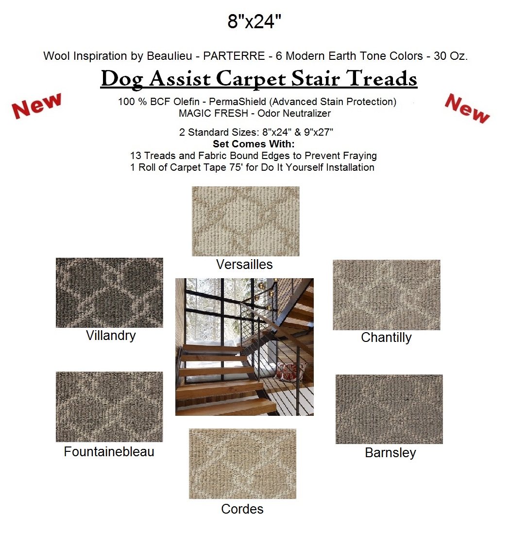Parterre DOG ASSIST Carpet Stair Treads