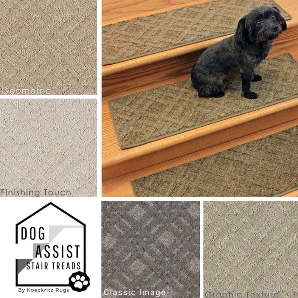 Interweave II DOG ASSIST Carpet Stair Treads