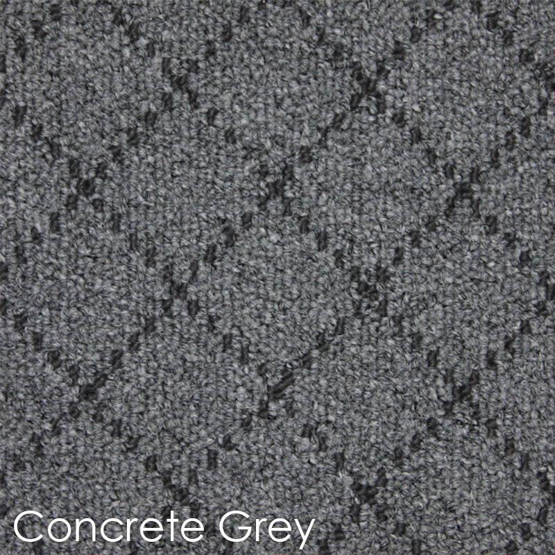 Ansley Park DOG ASSIST Carpet Stair Treads Concrete Grey