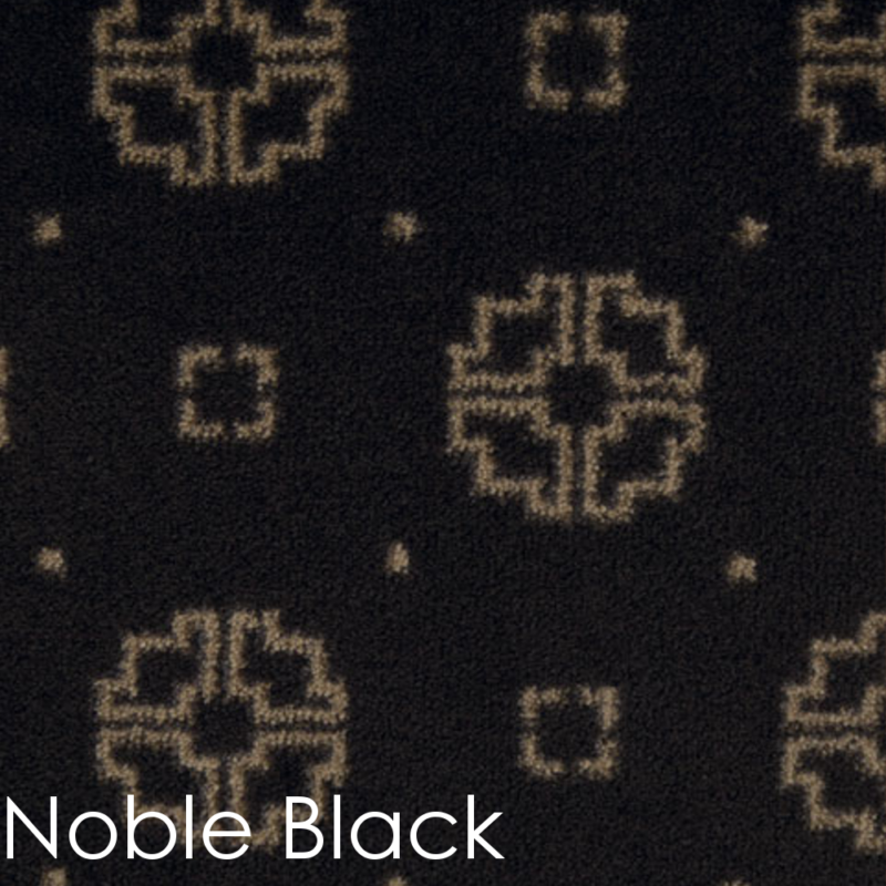 noble black rug