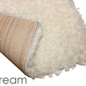 Kane Carpet Super Nova Ultra Soft Area Rug Shagtacular Collection Cream