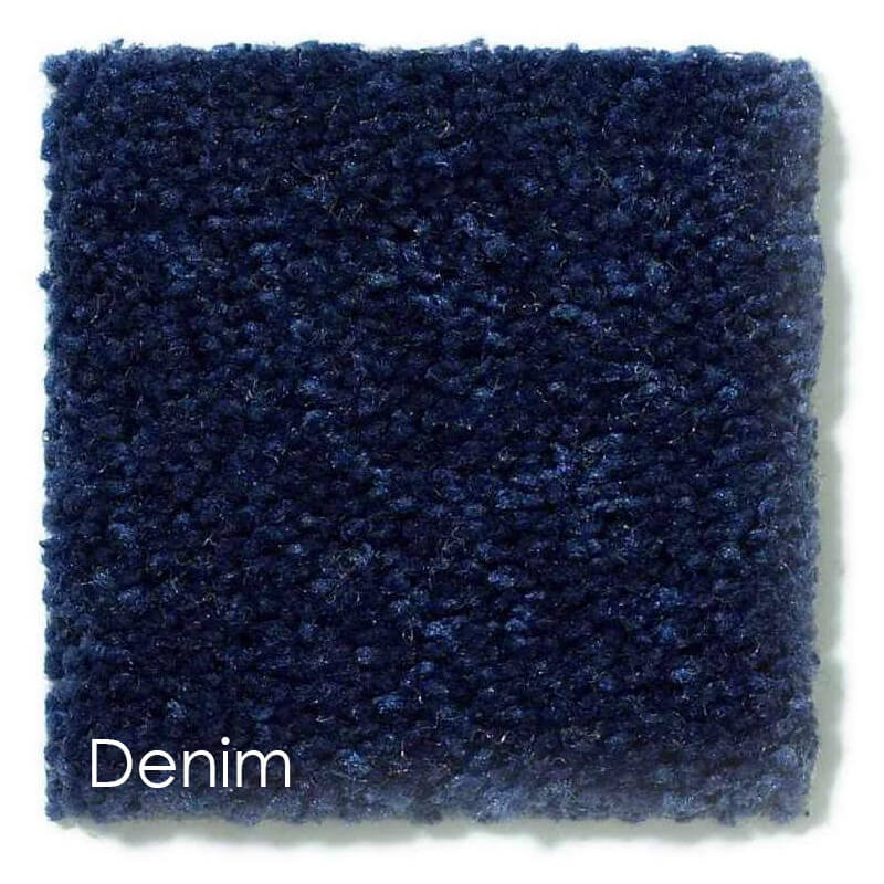Orchard Mill Darkest Denim Blue 30 oz Cut Pile 1/2″ Thick Indoor Carpet Area Rug 
