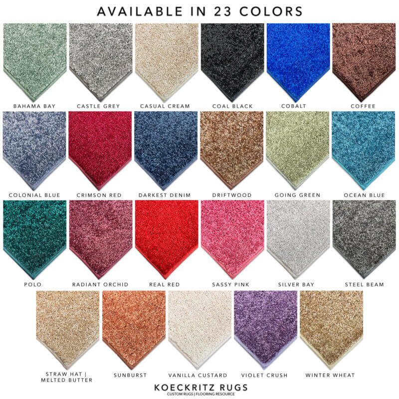 Dyersburg Cut Pile Indoor Area Rug Collection | 1/2" Thick 29oz. Durable Cut Pile Indoor Area Rug Multiple Colors | Customize your size