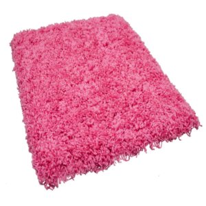Kane Carpet Candy Shag Ultra Soft Indoor Area Rug Collection Passion Pink