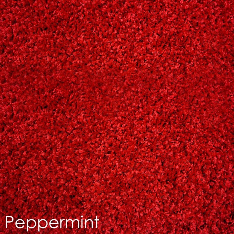 Kane Carpet Candy Shag Ultra Soft Indoor Area Rug Collection Peppermint