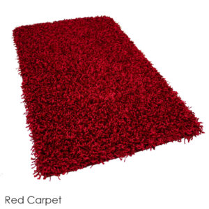 Tuftex Showbiz 1/2 Thick Shag Indoor Area Rug Collection Red Carpet